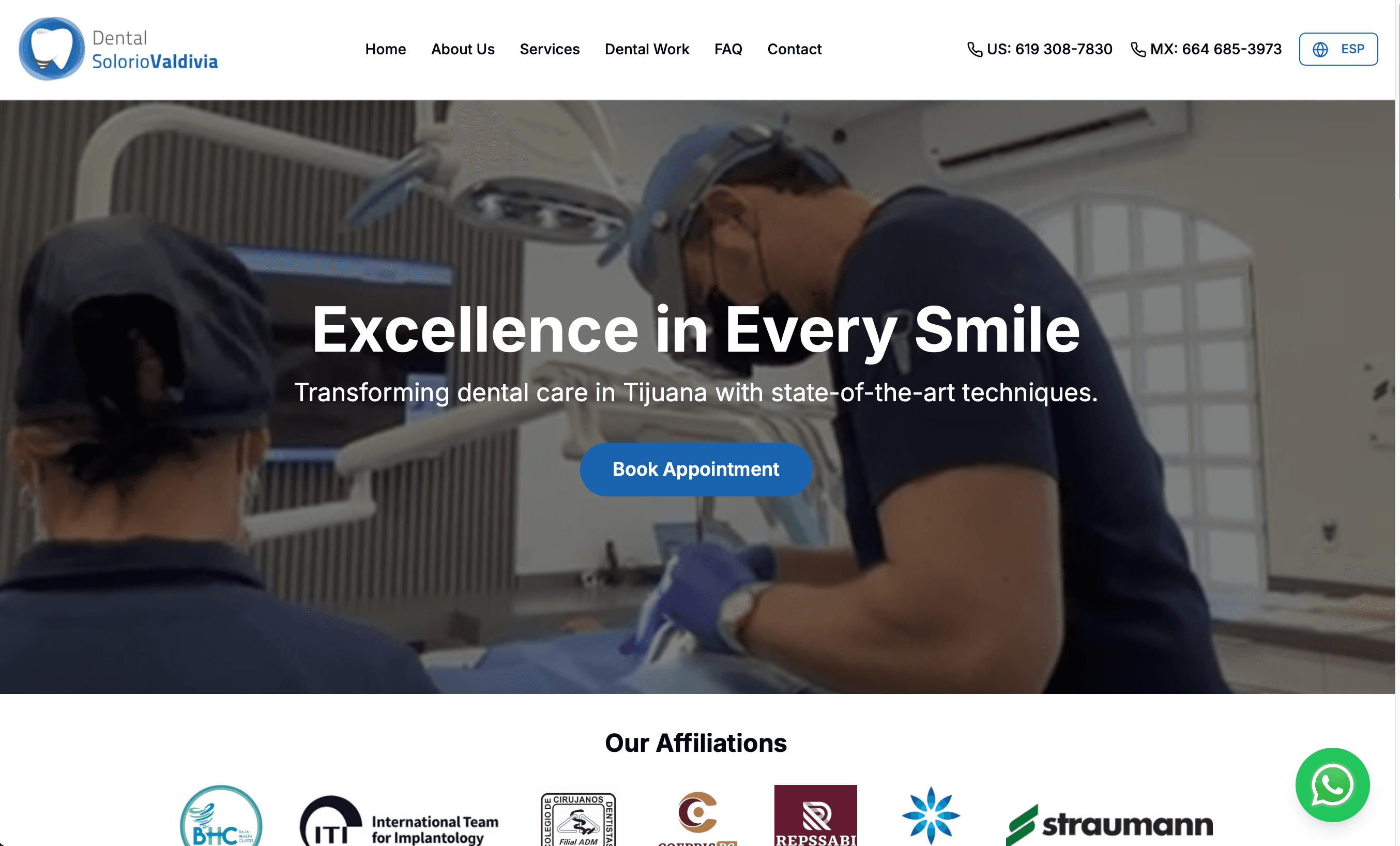 Dental Solorio website